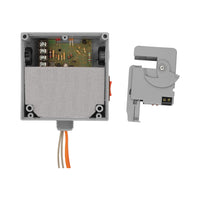 RIBXLSJF | Enclosed Split-Core AC Sensor Fixed +10Amp SPST 10-30Vac/dc Relay Override | Functional Devices