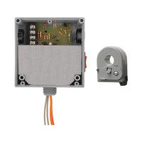 RIBXLSRF | Enclosed Solid-Core AC Sensor Fixed +10Amp SPST 10-30Vac/dc Relay Override | Functional Devices