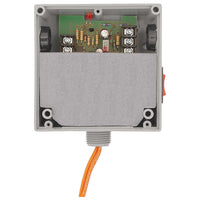 RIBXLSV | Enclosed Internal AC Sensor AnalogOut +10Amp SPST 10-30Vac/dc Relay + Override | Functional Devices