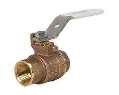 Jomar 200-409SSG 2-1/2" Lead Free Bronze Ball Valve, 2 Piece, Full Port, Threaded Connection, Stainless Steel Trim, 600 CWP  | Blackhawk Supply