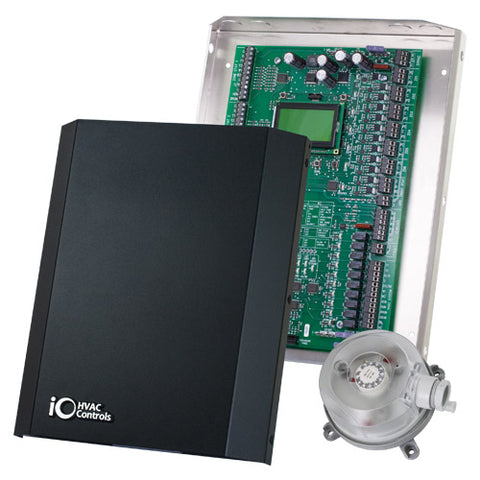 iO HVAC Controls ZP6 Six Zone Universal (3H/2C) Zone Panel  | Blackhawk Supply