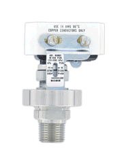 Dwyer A1F-O-SS-1-4 Pressure switch | range 16-450 psig (1.1-31.0 bar) | min. deadband 15 psig (1.0 bar) | max. deadband 50 psig (3.5 bar).  | Blackhawk Supply