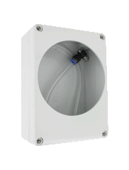 Dwyer A-320-B-SS Instrument enclosure | 304SS | brushed finish | compatible with 2000 Magnehelic® gage | DM-2000 differential pressure transmitter  | Blackhawk Supply