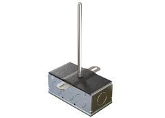 ACI A/CSI-D-4"-GD 10K ohm (CSI) | Duct Temperature Sensor | Sensor Length: 4 inch | Galvanized Housing Enclosure Box  | Blackhawk Supply
