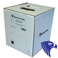 RWC-PCAT5E-PU | CAT5E Cable 1000ft EasyPull Box Non Shielded Plenum Rated Purple | Reliable Wire