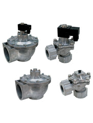 Dwyer DCV25T1D 1" diaphragm valve | integrated coil | NPT connection | 110 VAC | DIN electrical connection | Cv factor of 23.  | Blackhawk Supply