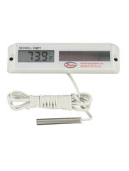 Dwyer DRFT-10 Digital solar-powered thermometer | white.  | Blackhawk Supply