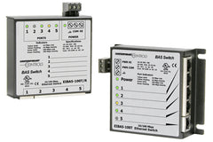 Contemporary Controls EIBA5-100T 5-Port 10/100Mbps Panel Mount BAS Switch  | Blackhawk Supply