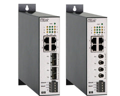 Contemporary Controls EIS6-100T/FCS 4-Port 10/100Mbps 2-Port SM SC-fiber UL-864 EIS Switch  | Blackhawk Supply
