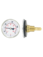 HWT250    | Bi-metal | hot water thermometer with brass separable well | range 30-250 F° (0-120 C°)  |   Dwyer