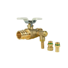 Jomar 101-080RVSSG JF-100RVG | 3/4" | 2 Piece, Full Port, Solder Connection, 600 WOG, Stainless Steel Ball and Stem, with Thermal Expansion Relief Valve  | Blackhawk Supply
