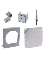 A-300    | Flat aluminum bracket for flush mounting Magnehelic® gage. 6.8