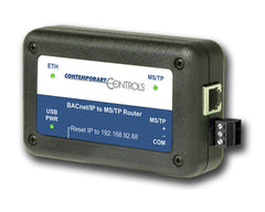 Contemporary Controls BASRTP-B BASrouter Portable BACnet/IP to MS/TP to Ethernet  | Blackhawk Supply