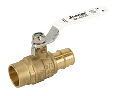 Jomar 104-535PG S-422G | 1" | 3 Piece, Standard Port, Solder x Expansion Pex Connection, 400 WOG, Stainless Steel Ball and Stem  | Blackhawk Supply