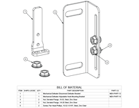 SCE-102022    | Bolt Pack, Standard Defeater Hook | 6 (H) x 8 (W) x 2 (D)  |   Saginaw