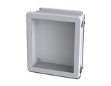 Saginaw SCE-1614FW NEMA 12, 4, 4X | Fiberglass Enclosure W/Window, 17H x 15W x 6D  | Blackhawk Supply