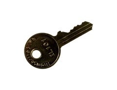 Saginaw SCE-KC101 Keys (Set of 2) for SCE L-Handle | 3 (H) x 3 (W) x 0.13 (D)  | Blackhawk Supply