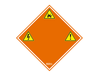 SCE-OCL12    | Caution Label with Warning Symbols (Qty 5) | 12 (H) x 12 (W) x 0.08 (D)  |   Saginaw