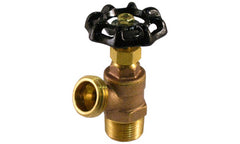 Jomar 201-004 T-621 | 3/4" | Regular Brass Boiler Drain | Threaded Male Connection | 125 WOG  | Blackhawk Supply
