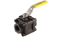 Jomar 601-613 T-CS-2001N-SS-4B | 1/2" | 3 Piece 4 Bolt Enclosed | Standard Port | Threaded Connection | 2000 WOG | Stainless Steel Ball and Stem  | Blackhawk Supply