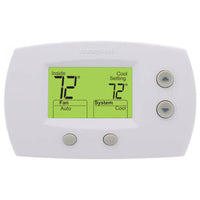 TH5220D1003 | FOCUSPRO 5000 NON-PROGRAMMABLE DIGITAL THERMOSTATS, BACKLIT DISPLAY, DUAL POWERED (24VAC AND/OR BATTERY). UP TO 2H/2C. 3.75 SQ. IN. DISPLAY | Resideo