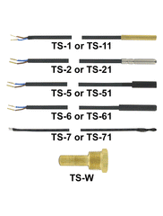 Dwyer TS-7 NTC Sensor | No Sheath | PVC Cable | 5 ft (1.5 m) length.  | Blackhawk Supply