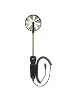 VP1    | 100 mm vane thermo-anemometer air velocity | temperature and humidity probe with coiled cable.  |   Dwyer